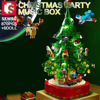 Christmas Tree Music Box 870PCS