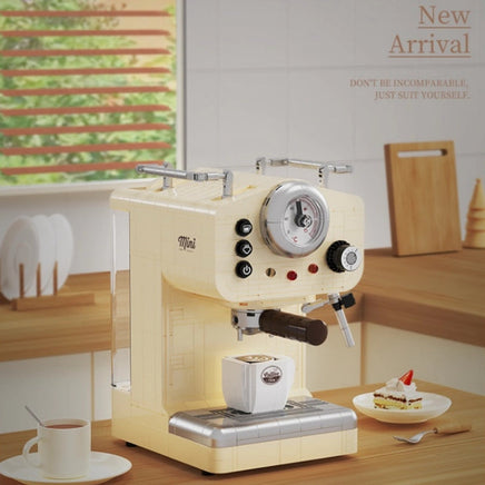 Classical Coffee Maker—678PCS-NO.DECOOL16809 Coffee Machine Home Kits Building Blocks Toys