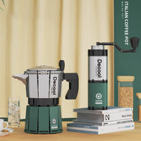 Classical Mocha Pot & Grinder—612PCS-NO.DECOOL16810 Coffee Machine Home Kits Building Blocks Toys 