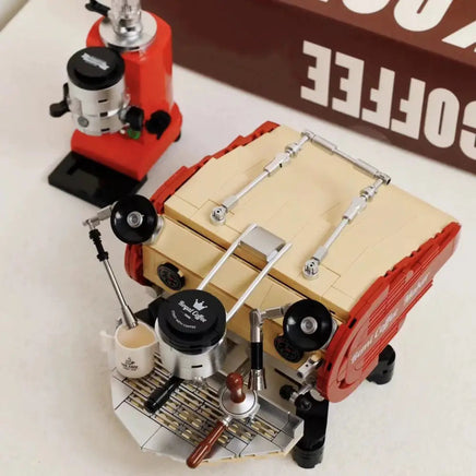 Kees Speedster Coffee Maker & Grinder—691PCS-NO.DECOOL16808 Coffee Machine Home Kits Building Blocks Toys