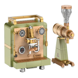 Rocket 588 Espresso Coffee Machine & Grinder—466PCS-NO.DECOOL16801 Coffee Machine Home Kits Building Blocks Toys