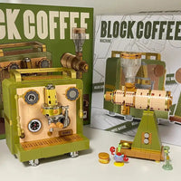Rocket 588 Espresso Coffee Machine & Grinder—466PCS-NO.DECOOL16801 Coffee Machine Home Kits Building Blocks Toys