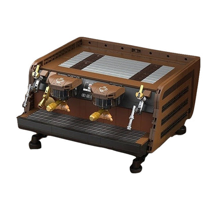 Rome Holiday Coffee Maker & Grinder—846PCS-NO.DECOOL16804 & 16806 Coffee Machine Home Kits Building Blocks Toys 