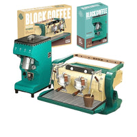 Summer Venice Coffee Maker—646PCS-NO.DECOOL16802 / 16803 Coffee Machine Home Kits Building Blocks Toys